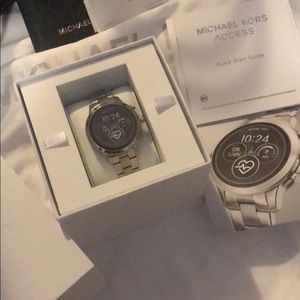 Michael Kors smart watch Iwatch silver